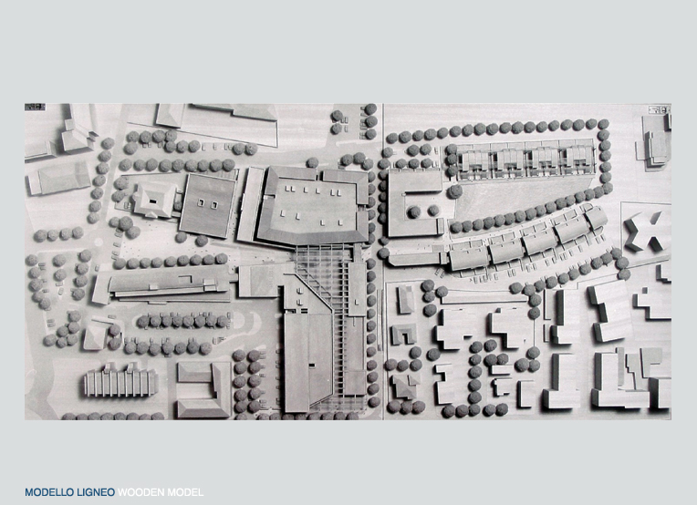 Parma, Ristrutturazione  Barilla, Atelier di Architettura,Complesso edilizio Barilla, Grand hotel de la ville, Architetto Vincenzo Rossi, Renzo Truffelli,Edificio per uffici, Complesso residenziale, Galleria Commerciale, Parma complesso immobiliare