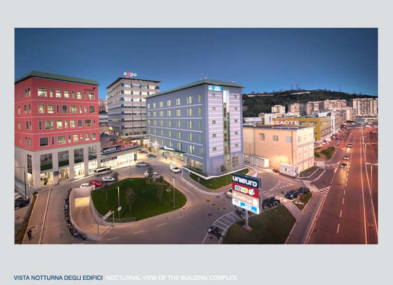 Atelier di Architettura. Via Albareto, CHC Hotel, Genova Sestri,AXPO Genova, Unieuro Genova, Complessi urbani, Edifici per uffici, Genova architettura