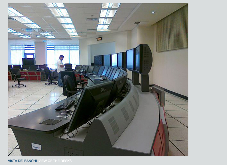 Rihad metrosistem, Sala di controllo del traffico ferroviario, Ansaldo STS, Atelier di Architettura Genova, Main Control room, Emergency control room
