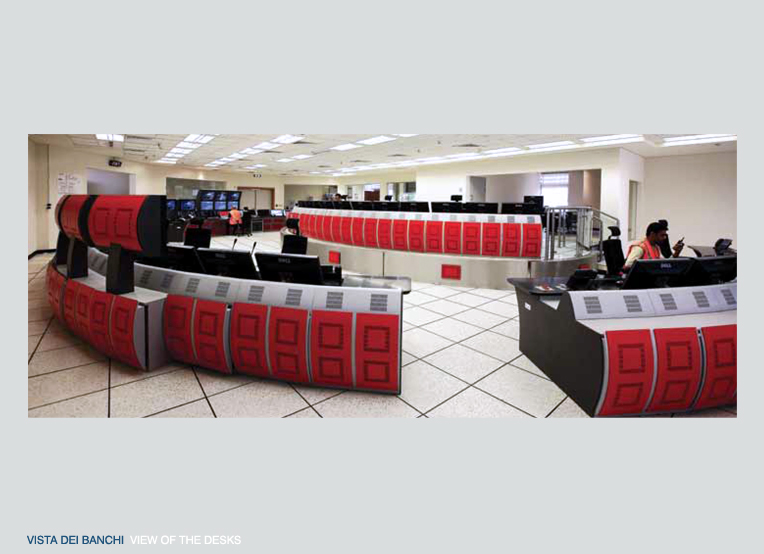 Rihad metrosistem, Sala di controllo del traffico ferroviario, Ansaldo STS, Atelier di Architettura Genova, Main Control room, Emergency control room