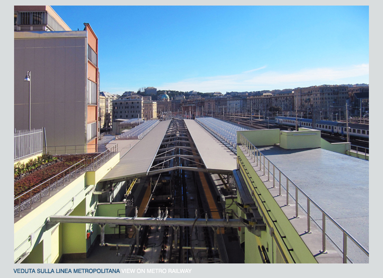 Stazione della metropolitana di Genova Brignole, Atelier di Architettura, nuova fermata metro Genova, Vincenzo Rossi, Renzo Trufelli, infrastrutture genovesi, Piazza Raggi
